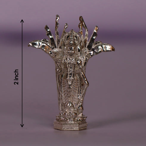 Pure Silver Satyanarayan Swami Idol 23g